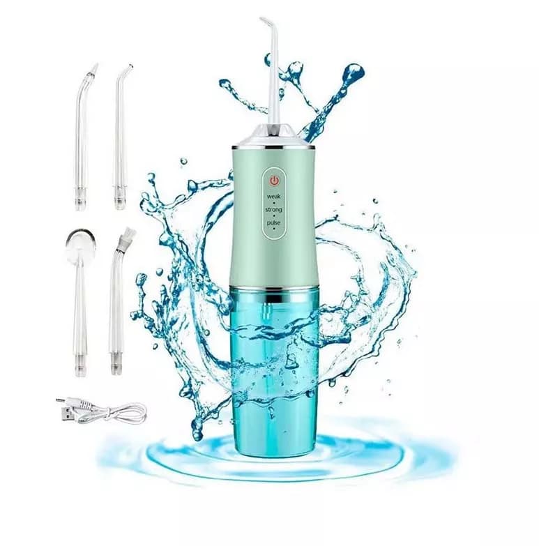 Бездротовий іригатор для зубів та порожнини рота. 4 насадки в комплекті